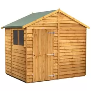 Power Sheds 6 x 8ft Apex Overlap Dip Treated Shed