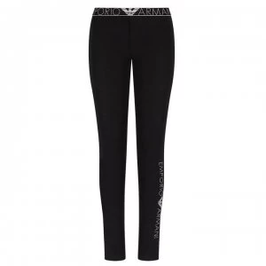 Emporio Armani Iconic Logoband Leggings Black Size XS Women