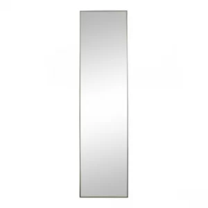 Light Wood Tall Wall Mirror, 121x30cm