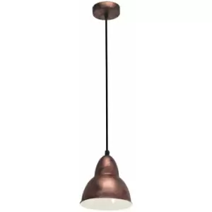 Hanging Ceiling Pendant Light Antique Copper Industrial Shade 1 x 40W E27 Bulb