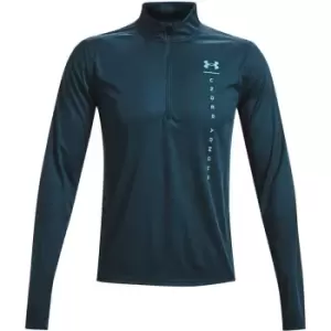 Under Armour Armour Speed Stride Shock Half Zip Top Mens - Blue