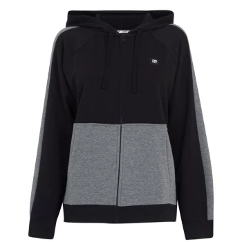 DKNY MYM Long Sleeve Zip Hoodie - Black 001