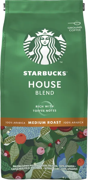 Starbucks House Blend Medium Roast Ground Coffee 200g