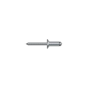 4.0X10MM Aluminium Countersunk Head Rivet (Box 500) - Qualfast