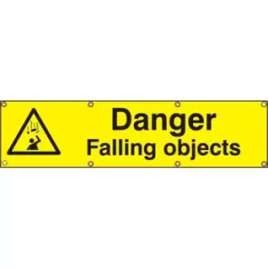Danger Falling Objects - Ban (1200 x 300mm)