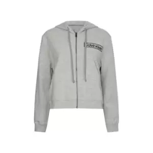 Calvin Klein Long Sleeve Zip Hoodie - Grey