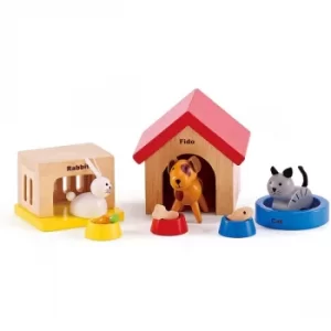 Hape Family Pets Wooden Playset