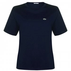 Lacoste Crew Neck T Shirt - Navy Blue