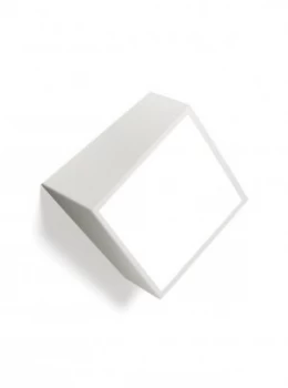 Flush Wall Light Square 2x5W G9 LED (not incl.), Matt White, IP44