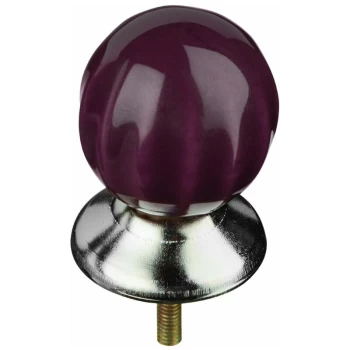 Premier Housewares - Retro Style Purple Drawer Knobs