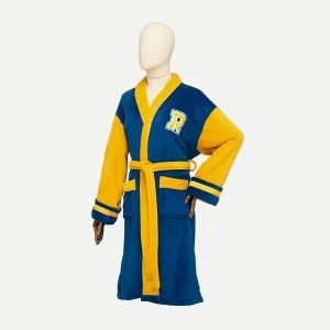 Riverdale Archie Bomber Blue and Yellow Hoodless Ladies Robe