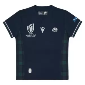 Macron Scotland Rugby Home Shirt 2023 2024 Infants - Blue