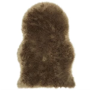 Asiatic Faux Sheepskin Rug - Mink