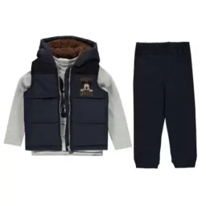 Character Gilet Set Unisex Babies - Blue