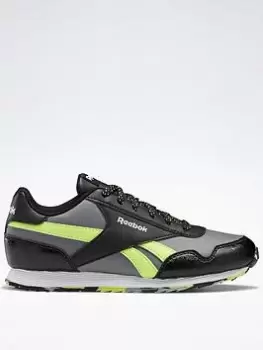 Reebok Royal Classic Jogger 3 Shoes, Black/Grey, Size 4 Older, Women