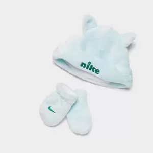 Infant Nike Track Pack Ears Beanie Hat and Mittens Set