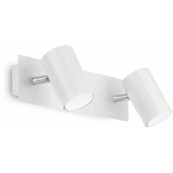 Ideal Lux Spot - 2 Light Wall Light White