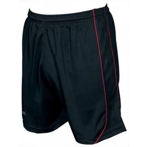 Precision Mestalla Shorts 34-36" Black/Red