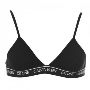 Calvin Klein ONE Cotton Triangle Bra - Black