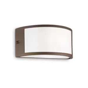 Rex-1 1 Light Outdoor Wall Light Coffee IP44