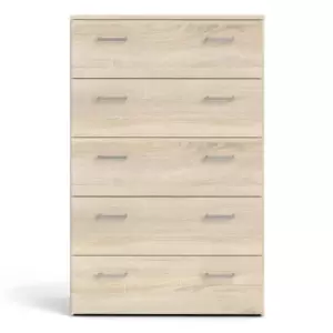 Space Chest of 5 Drawers, Oak