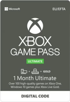 Microsoft Xbox Game Pass Ultimate 1 Month Subscription Membership