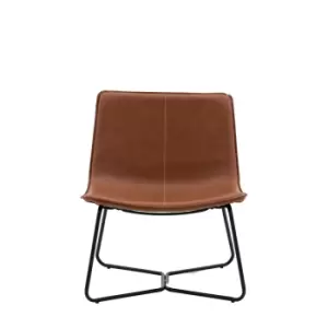 Gallery Interiors Hawkline Lounge Chair in Brown