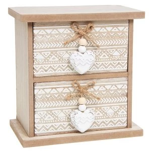 Provence Aztec 2 Drawer Chest