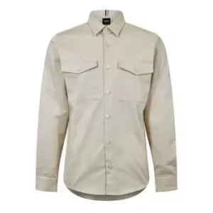 BOSS Nathan Overshirt - White