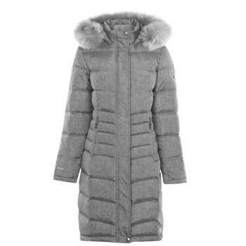 Karrimor Long Down Jacket Ladies - Grey Marl