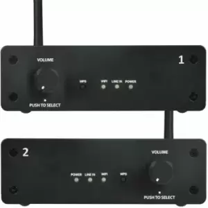 2 pack Multi Room Wi Fi Amplifier 80W Wireless Music Streaming Loud Speaker Amp