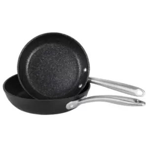 Prestige Scratch Guard Aluminium Non Stick Induction Twin Pack Frying Pan Set