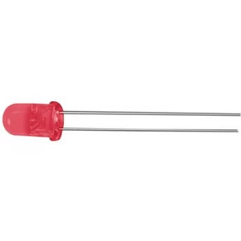 LED wired Red Circular 3mm 600 mcd 50