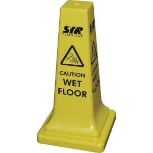 SYR Caution Wet Floor Hazard Warning Cone 21" 992387