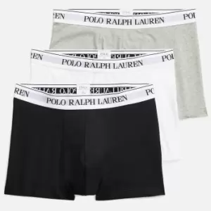 Polo Ralph Lauren Logo Waistband Cotton-Blend Boxers 3 Pack - L