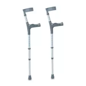 Nrs Healthcare Double Adjustable Crutches With Comfy Handle - Large