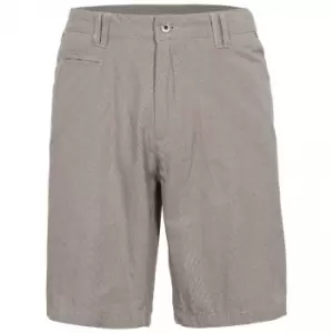 Trespass Mens Miner Travel Shorts (XXS) (Oatmeal Check)