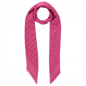 Karl Lagerfeld Soft Logo Scarf - A512 Fuchsia