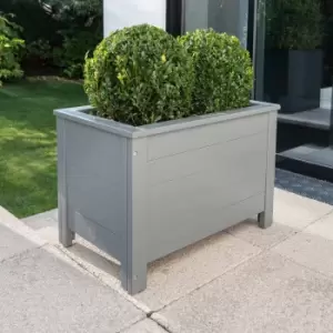 Florenity Grigio Grey Rectangular Planter Grey