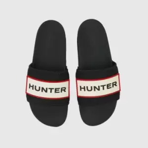 Hunter Logo Slider In Black