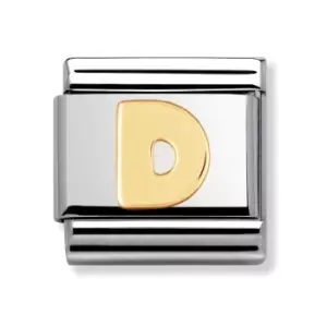 Nomination Classic Gold Letter D Charm