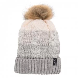 Gelert Twist Pompom Beanie Ladies - Cloud