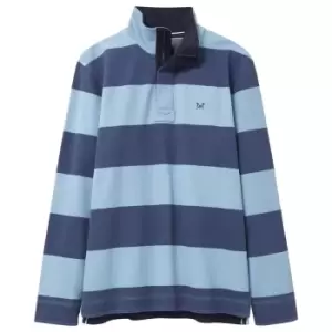 Crew Clothing Mens Padstow Pique Sweat Blues XXL