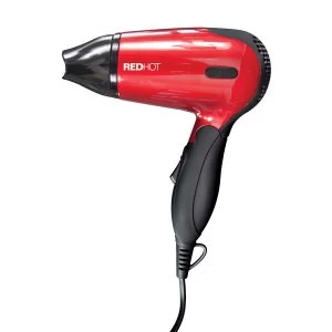 Red Hot 37070 Compact Travel 1200W Hair Dryer