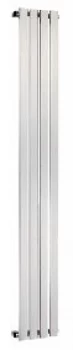 Wickes Haven Flat Panel Vertical Designer Radiator - Chrome 1800 x 435 mm