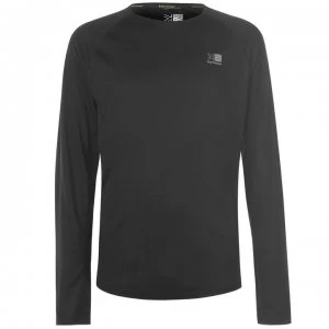 Karrimor Long Sleeved Running T Shirt Mens - Black