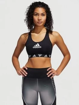 Adidas Don't Rest Alphaskin Badge Of Sport Bra, Black, Size 2XL, Women