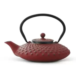 Teapot Xilin Design Cast Iron 0.8L in Red