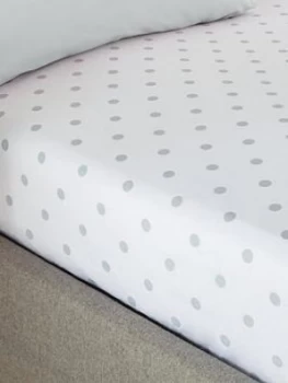 Catherine Lansfield Polka Dot Fitted Sheet