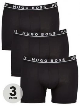 Hugo Boss 3 Pack Boxer Briefs Black Size L Men